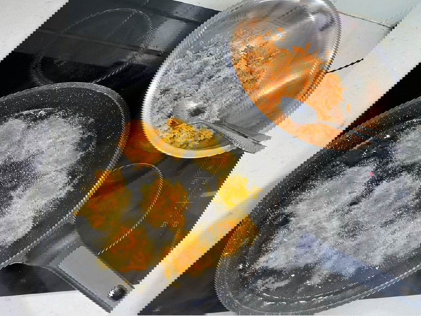 מטגנים עד להזהבה משני הצדדים