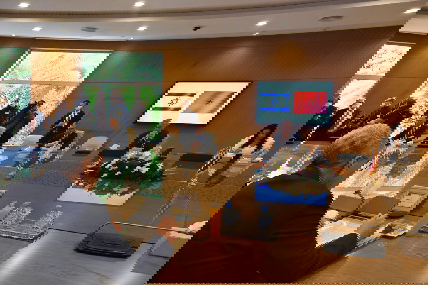 השר בני גנץ חתם על הסכם שיתוף פעולה ביטחוני עם מרוקו