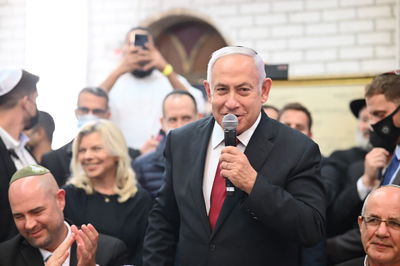 הנאום המרגש של נתניהו בכפר חב"ד; צפו