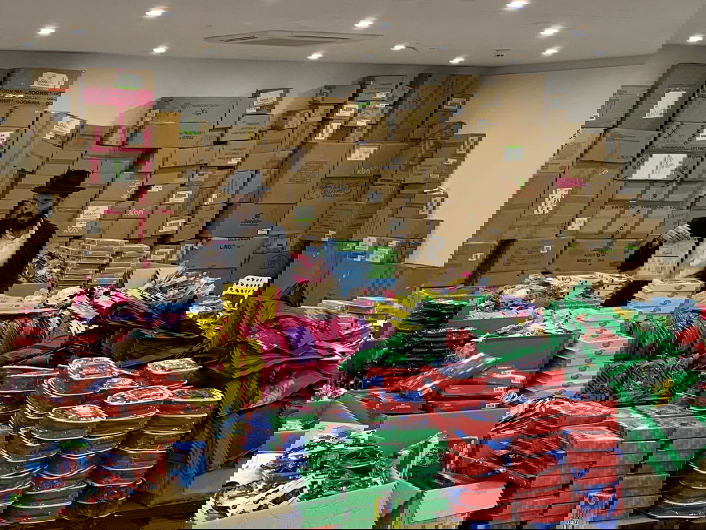 חלוקה לילדים בבתי רפואה להאיר את החג