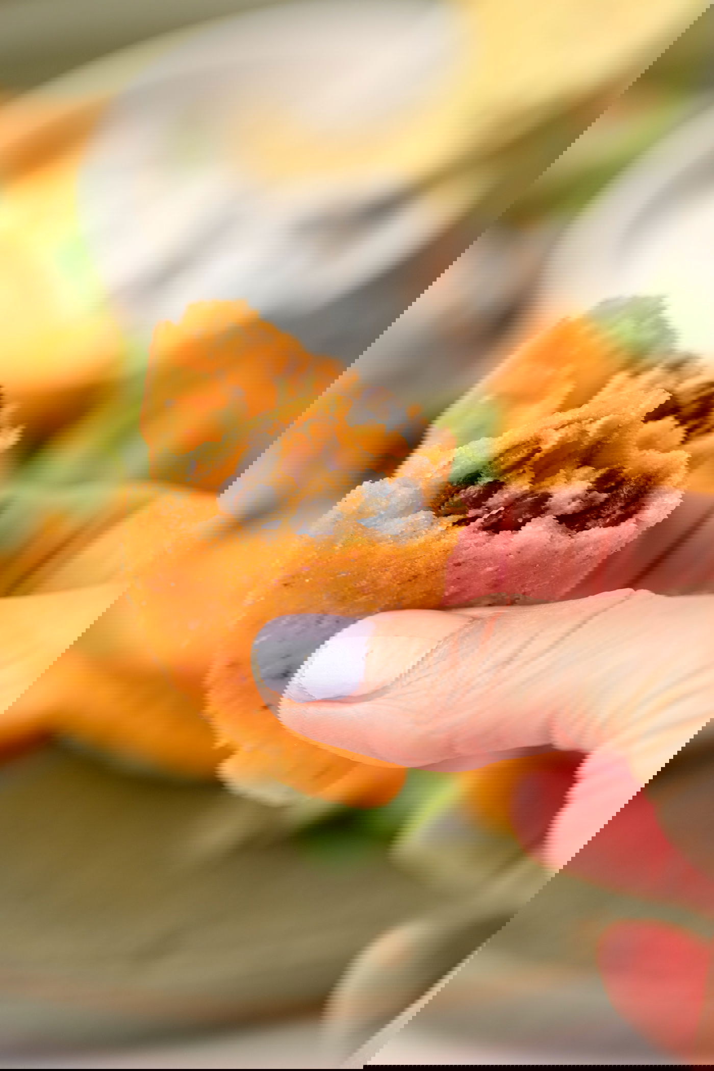 מתכון לאמפנדס בטטה טבעוניים במילוי עדשים שחורות