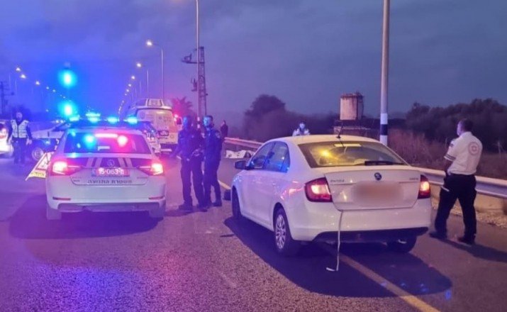 תאונת דרכים בכביש, אילוסטרציה