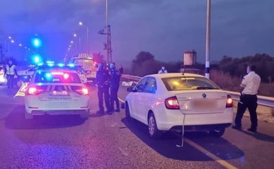 תאונת דרכים בכביש, אילוסטרציה