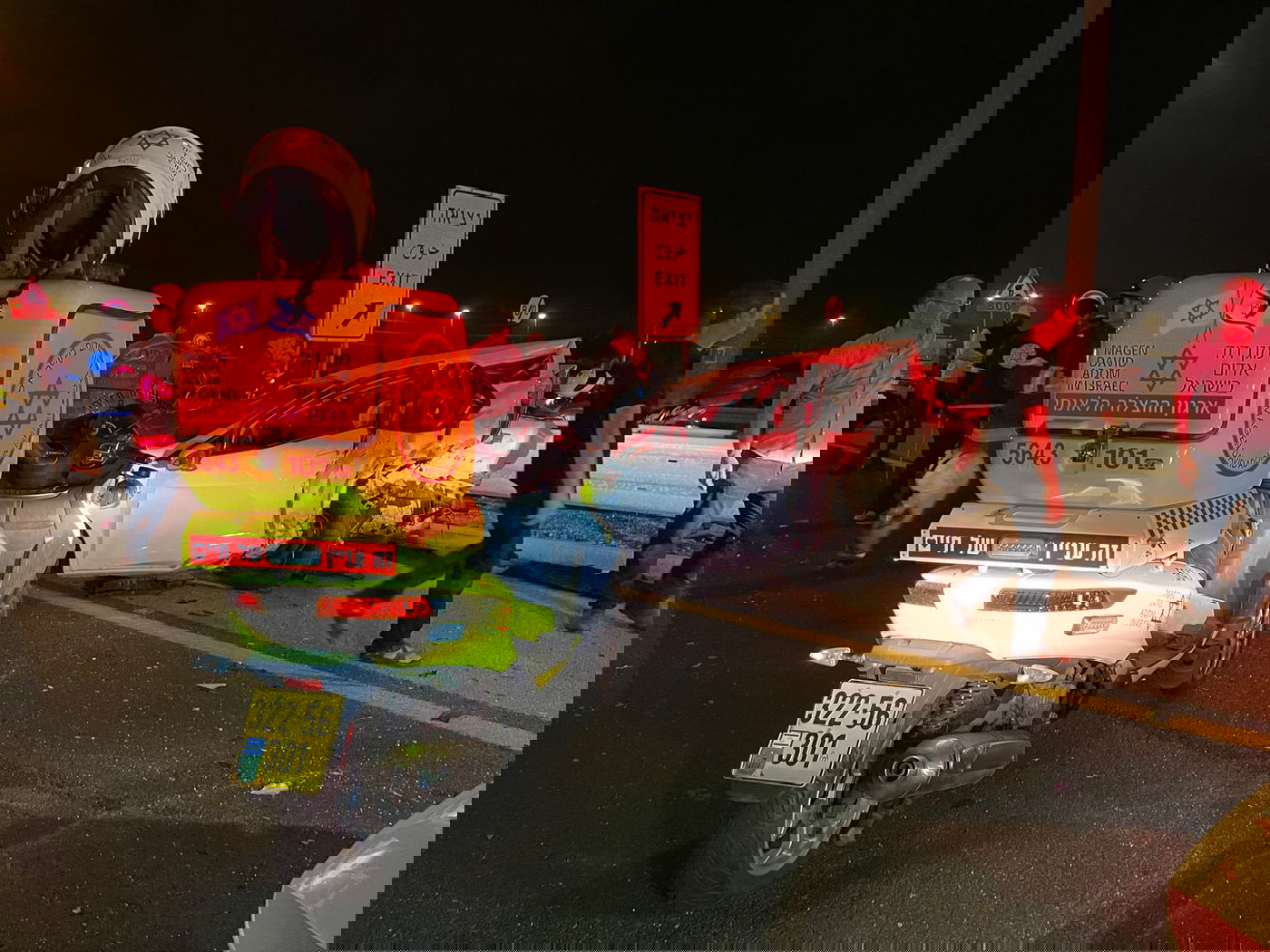 אישה נהרגה וחמישה נפצעו בתאונה קטלנית