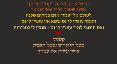 תענית כ' • סיכום והמחשה של הדף היומי