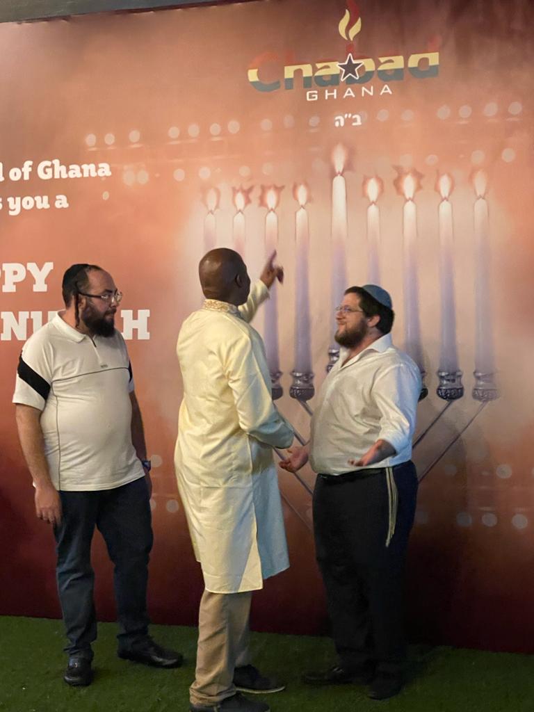 הדלקת נרות בגאנה עם ר"ע ניו יורק