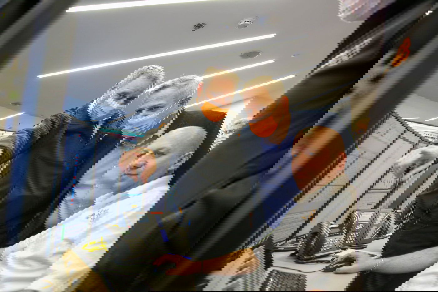 שר הבריאות ניצן הורוביץ בביקור רשמי במטה איחוד הצלה בירושלים