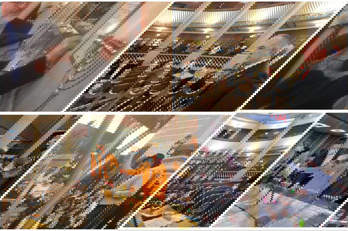 נר שמיני של חג חנוכה ברחבי העולם