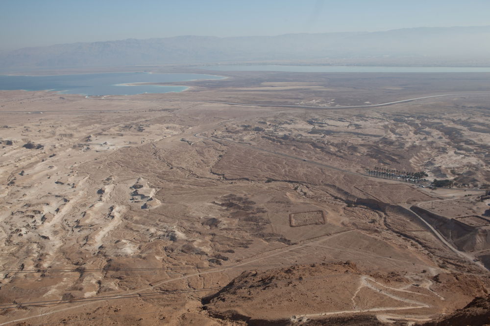 הנוף מפסגת המצדה