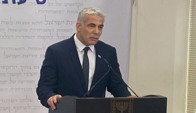 יאיר לפיד בישיבת סיעה, היום