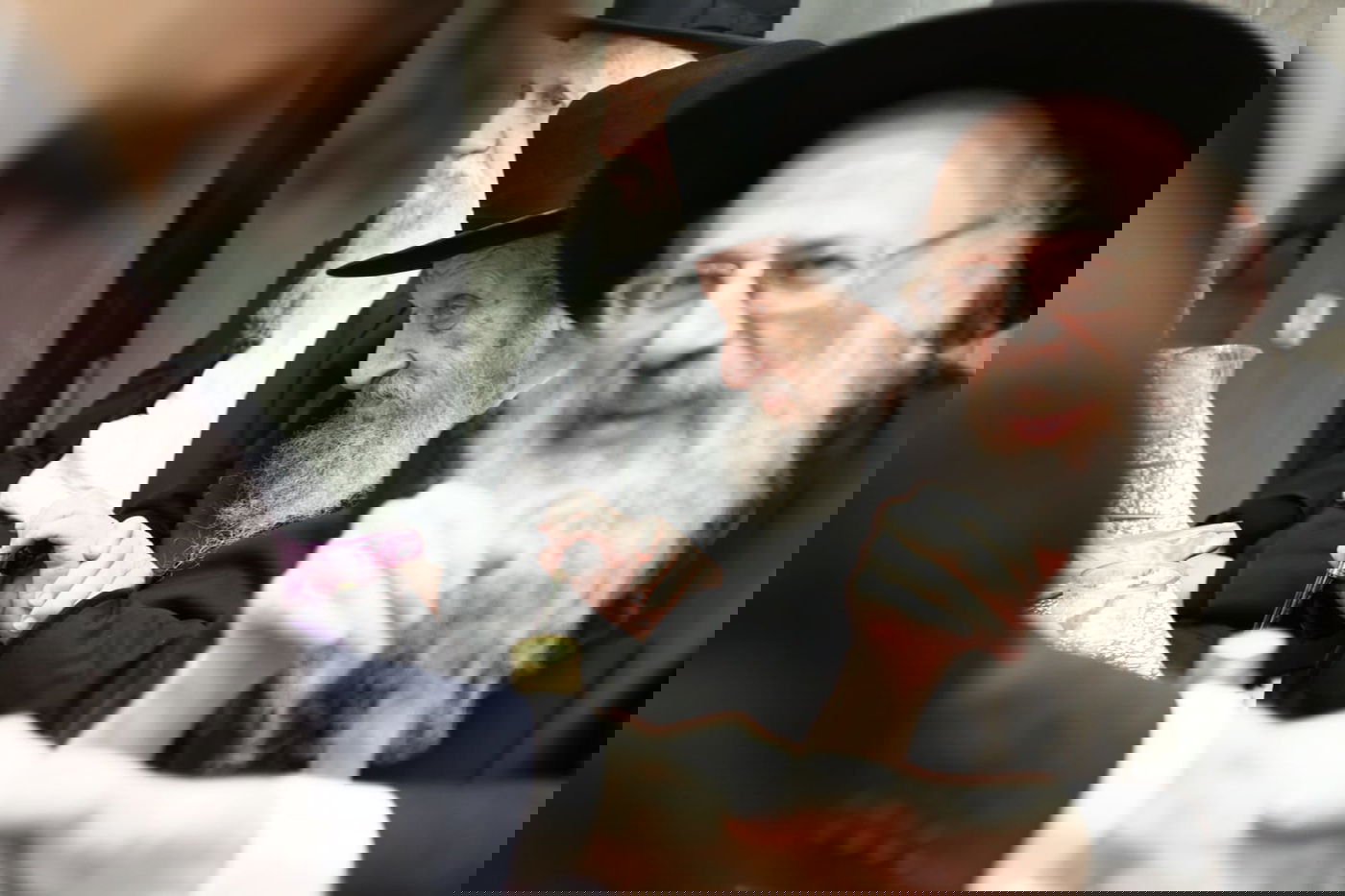 תיעוד: שמחת האירוסין לנכדת ראש ישיבת סלבודקא