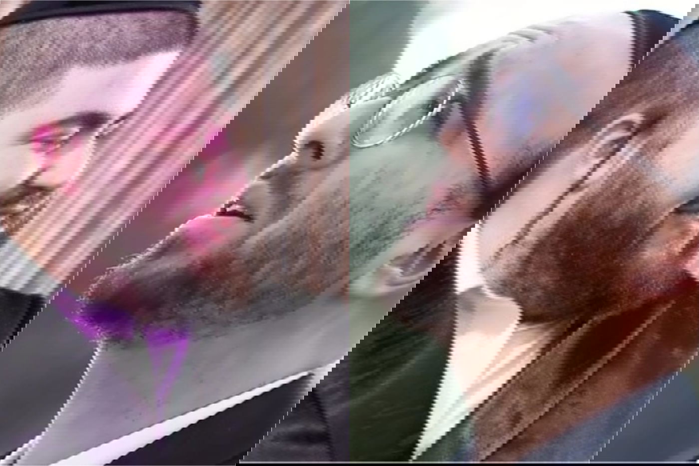 הזמר פיני איינהורן (מימין) והמפיק שלום ווגשל