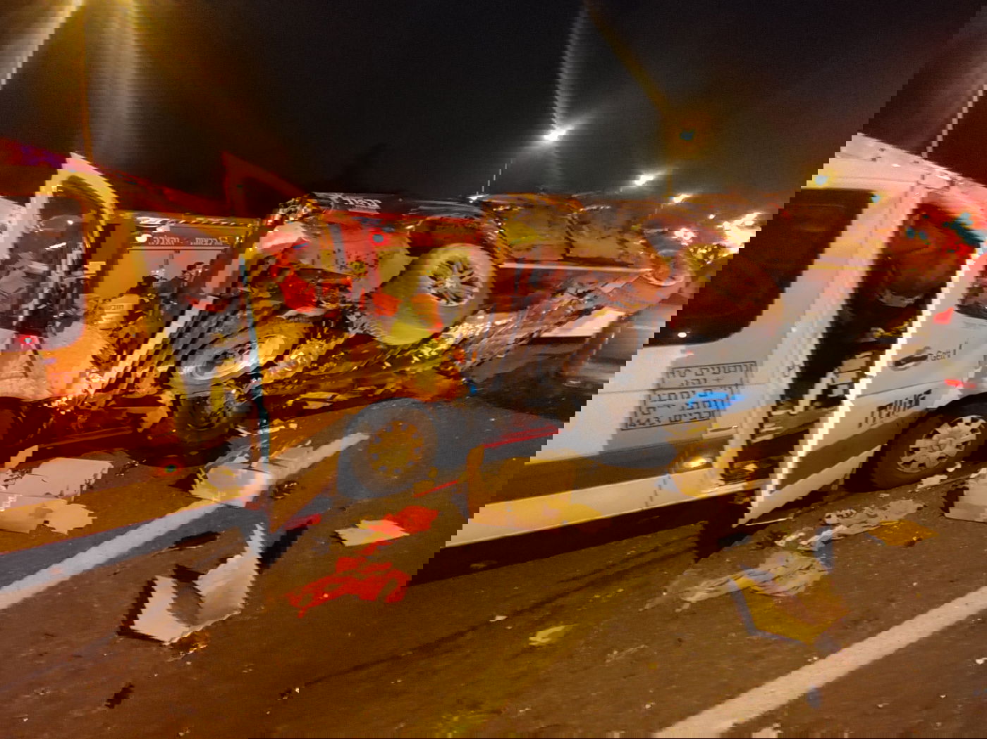 התאונה הקשה, הלילה