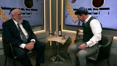 מוטי קורנפלד עם זלמן שטוב