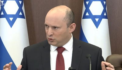 בנט בישיבת הממשלה, היום