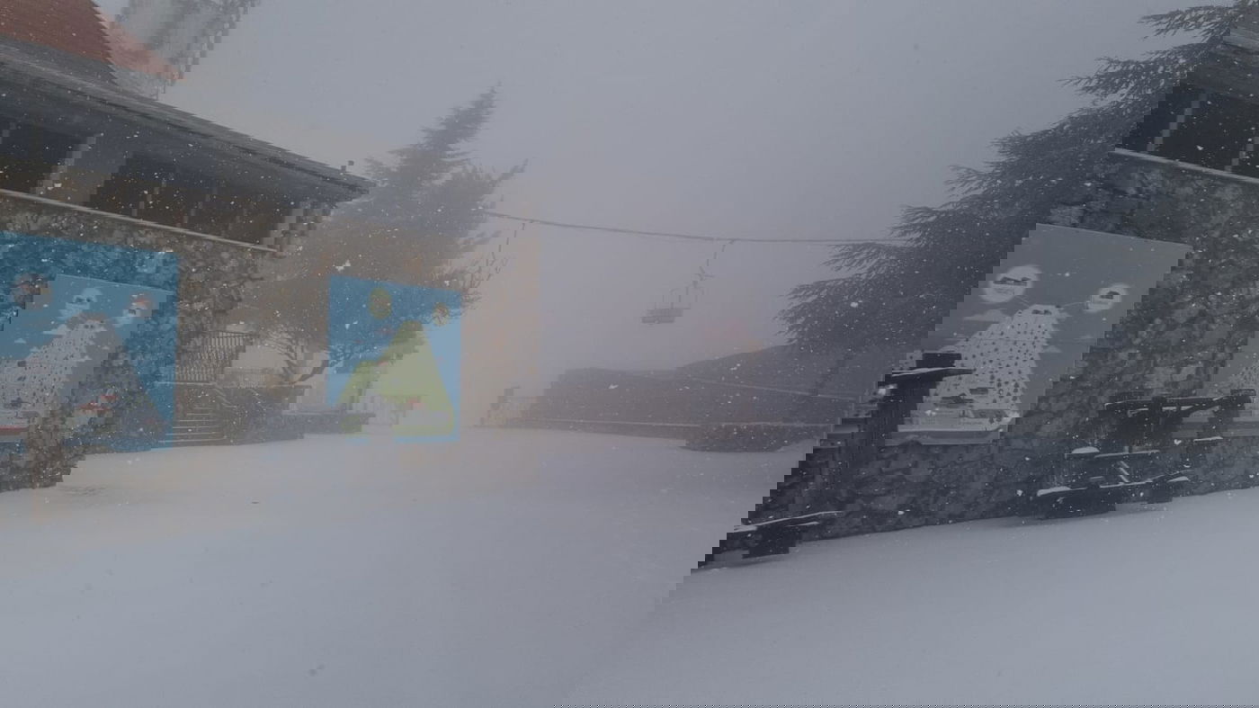 'סערת כרמל' הגיעה לחרמון • צפו בתיעוד