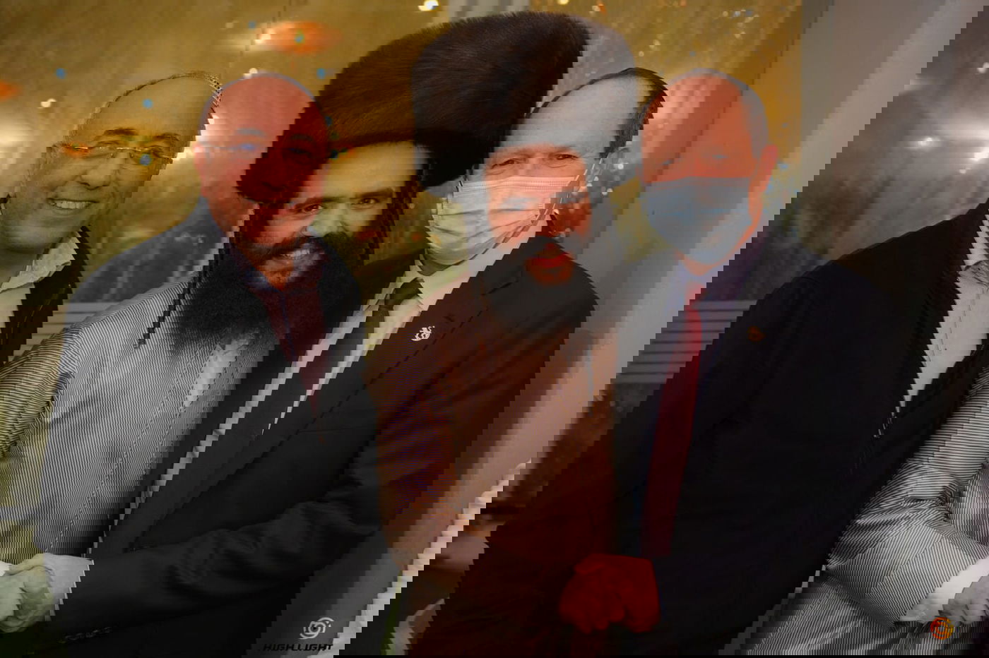 הרב הרוש חיתן נכד, רבנים פוליטיקאים וידוענים הופיעו