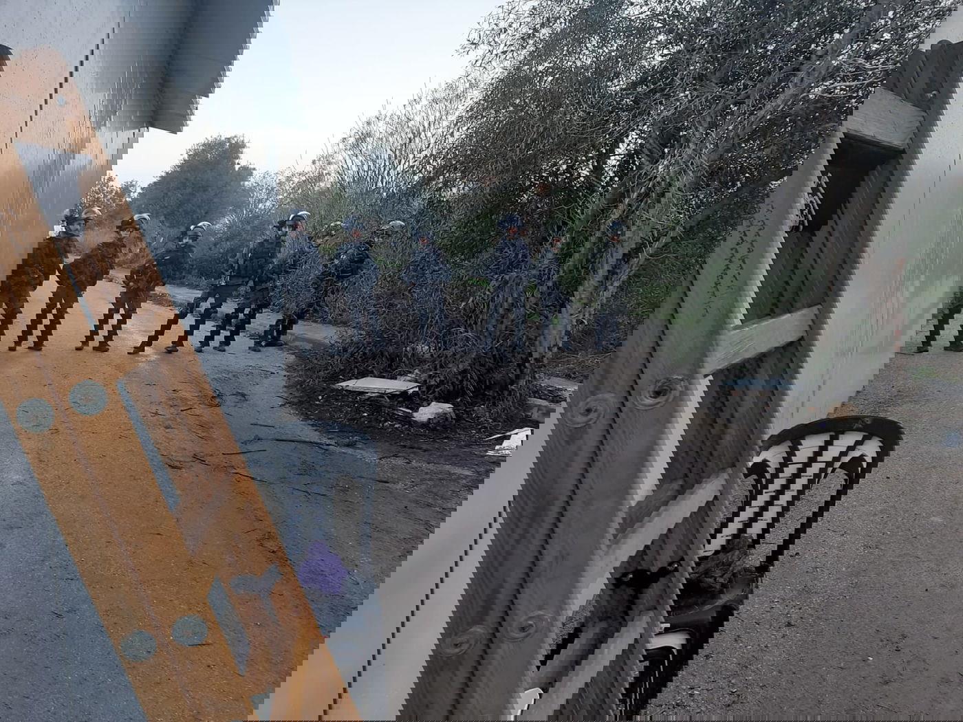 למרות המחאה: כוחות הביטחון החלו בהרס מבנים בחומש