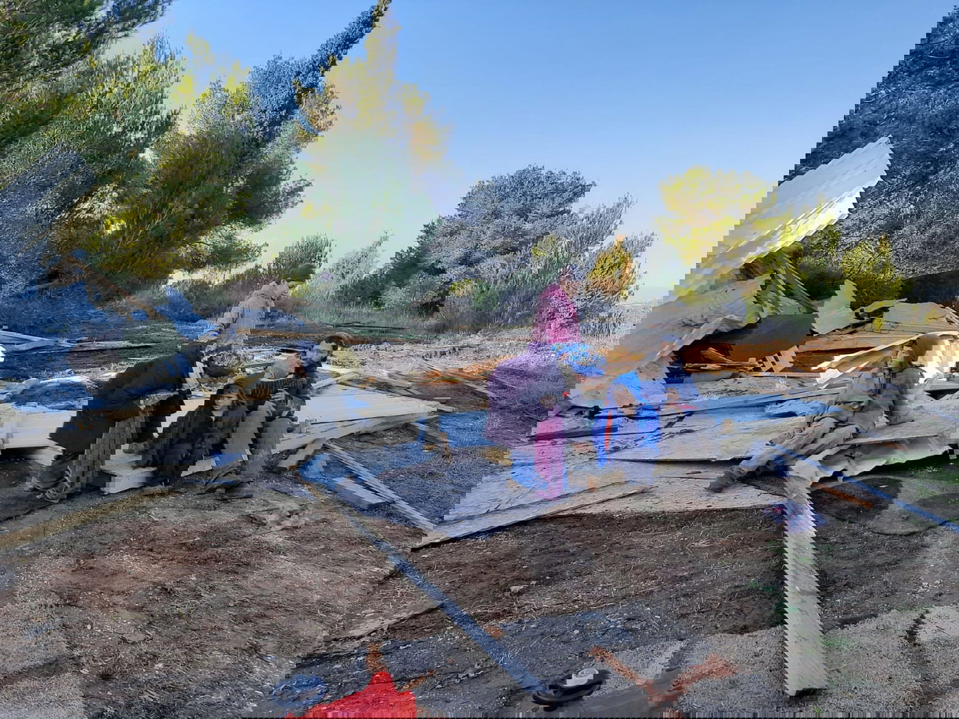 למרות המחאה: כוחות הביטחון החלו בהרס מבנים בחומש