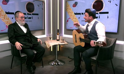 הרב אהרון מרגלית עם זלמן שטוב