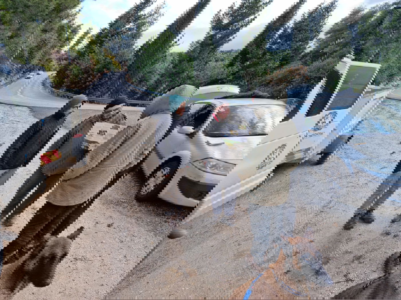 תיעוד מהחיפושים אחר הבחור