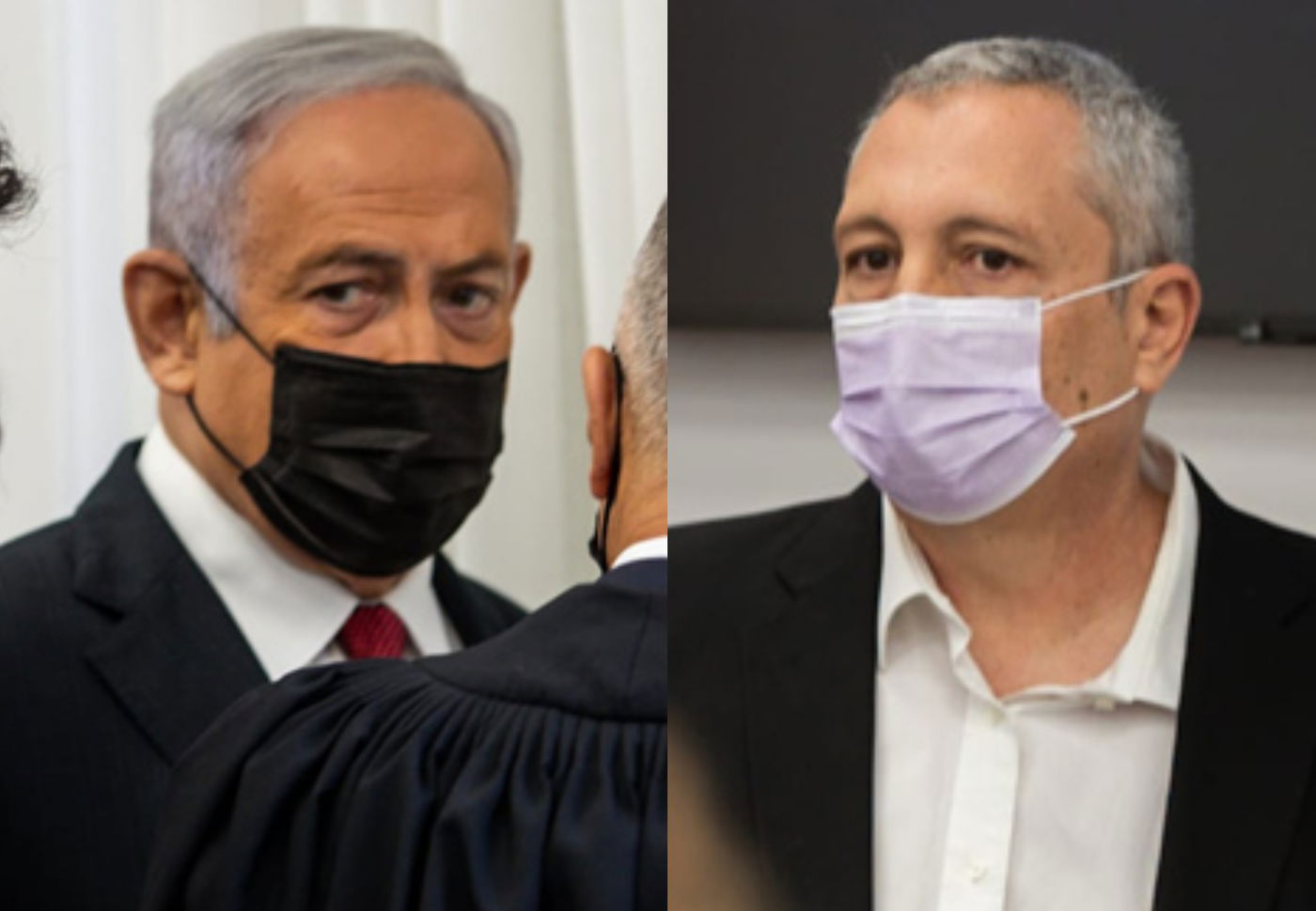 חפץ (מימין) ובנימין נתניהו