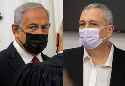 חפץ (מימין) ובנימין נתניהו