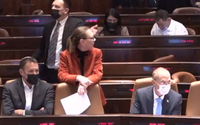 יוליה מלינובסקי היום, בתום נאומה