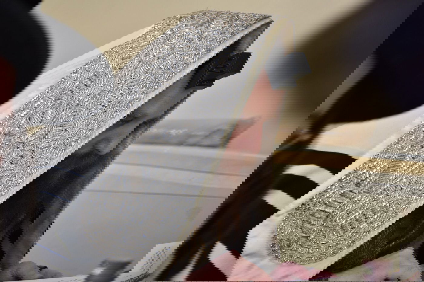 האדמו"ר ממיאלען בשמחת הברית לבנו