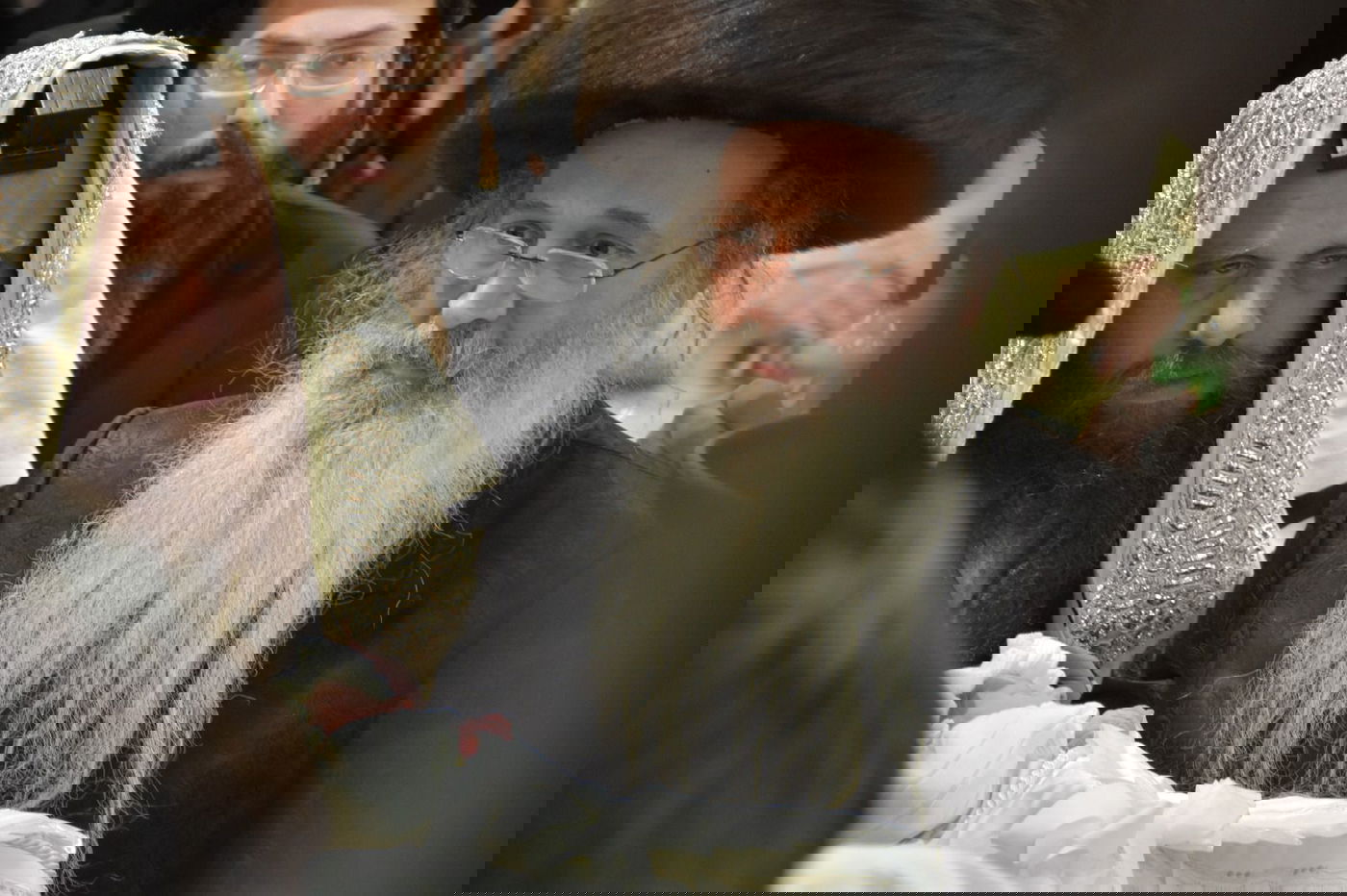 האדמו"ר ממיאלען בשמחת הברית לבנו