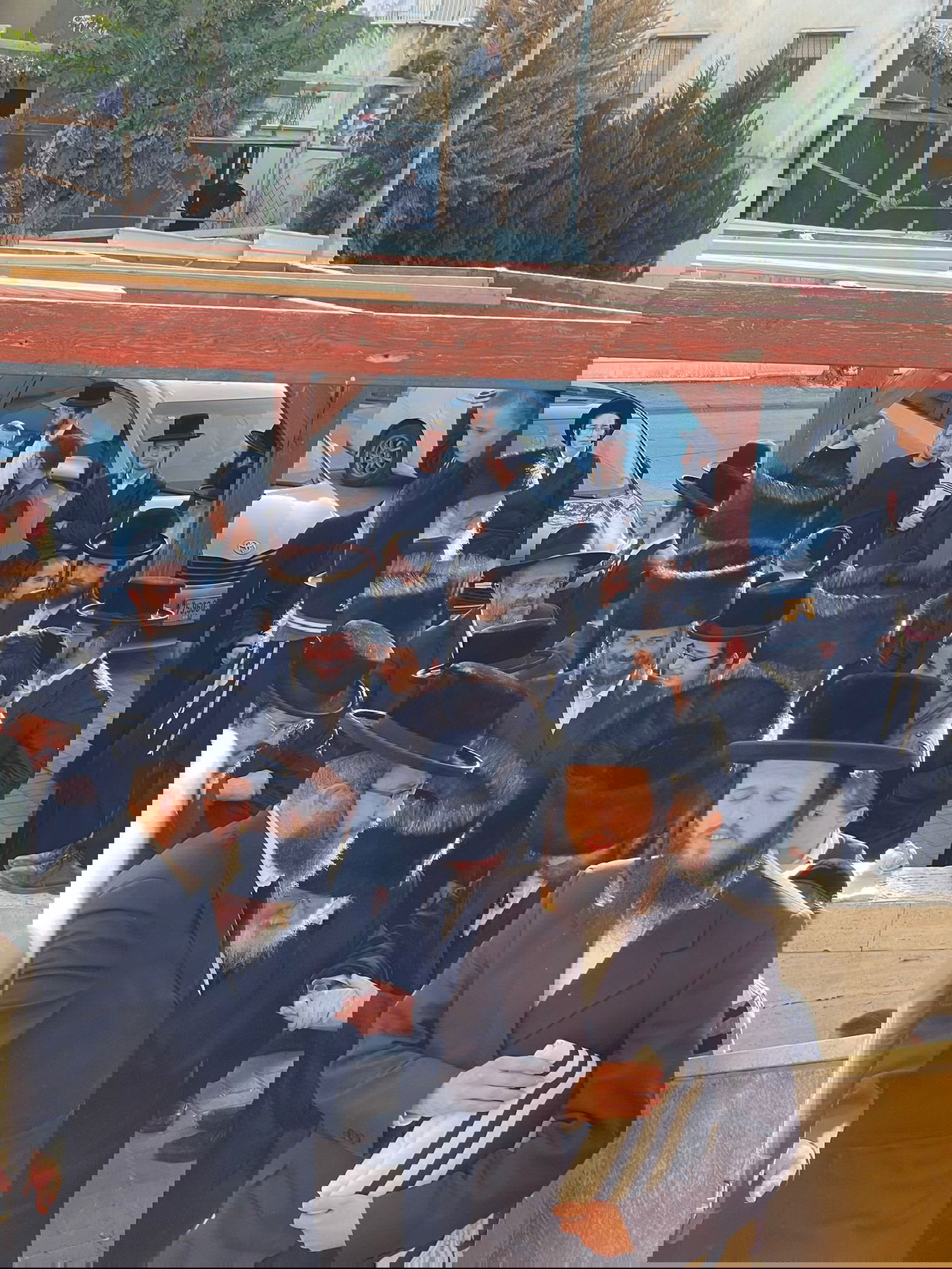 האדמו"ר ממיאלען בשמחת הברית לבנו