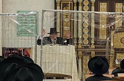 הגרב"מ אזרחי נואם בעצרת