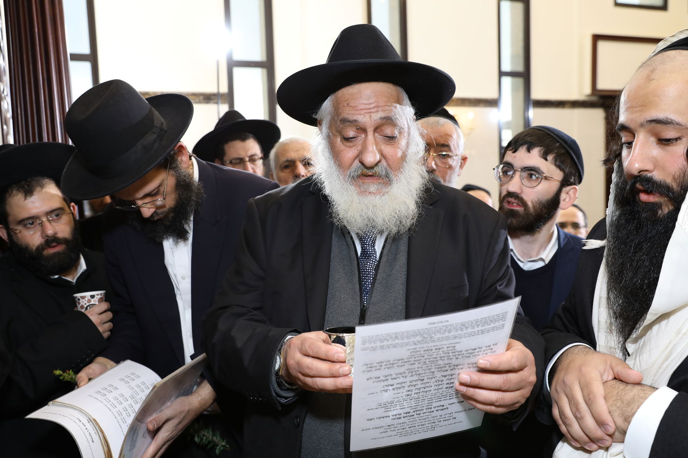 נתיבות: שמחת הברית לבן הרב יוסף חיים דבדה