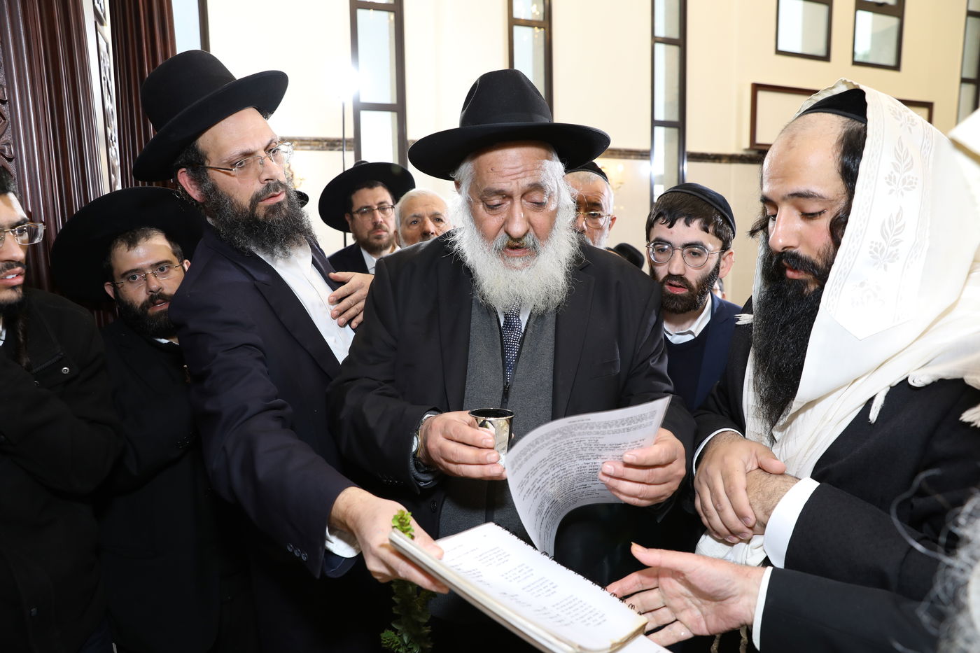 נתיבות: שמחת הברית לבן הרב יוסף חיים דבדה