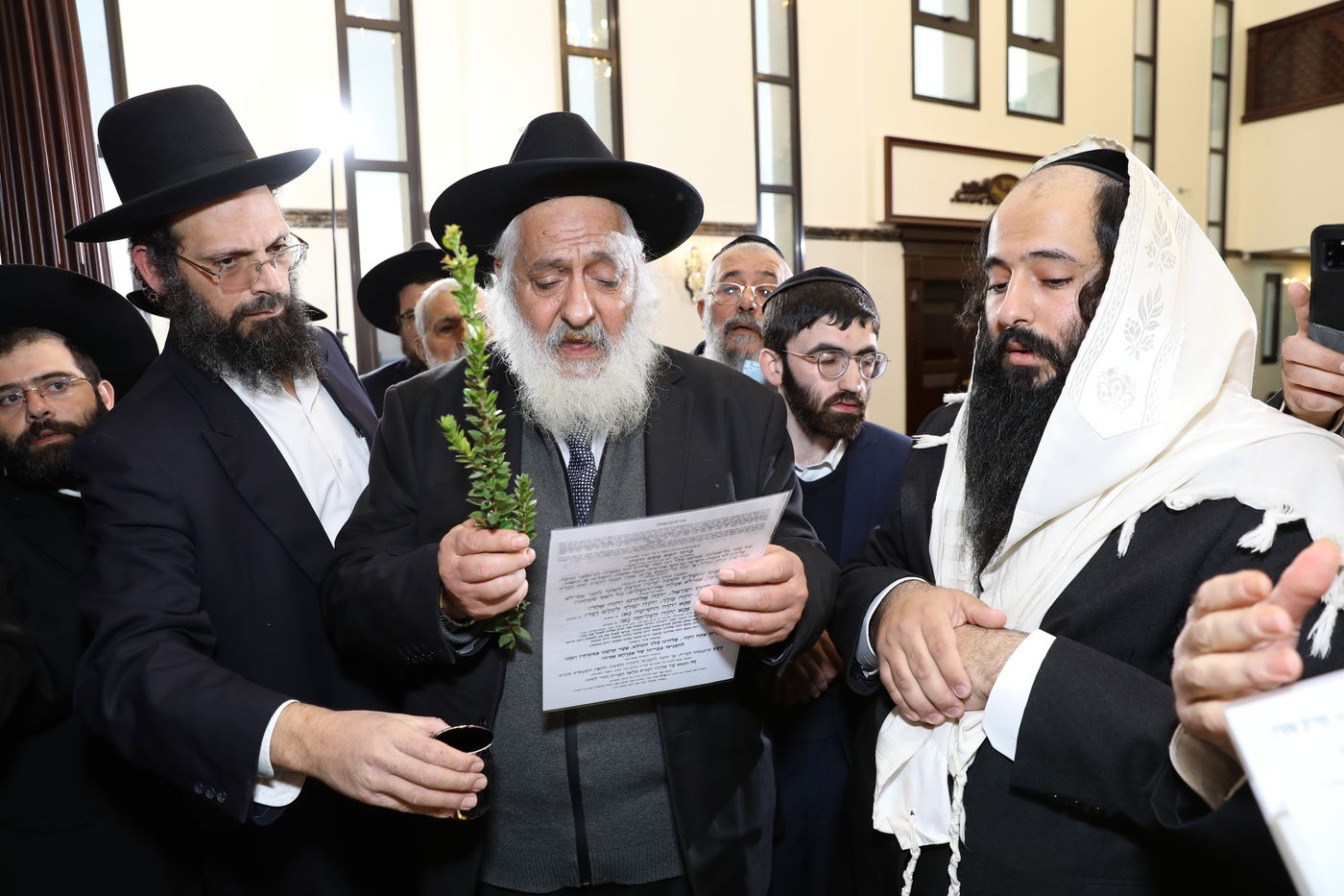נתיבות: שמחת הברית לבן הרב יוסף חיים דבדה