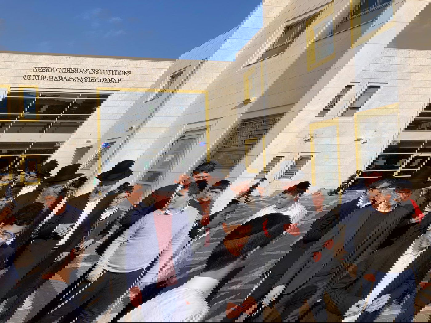 טבריה זכתה לביקורו של הגרמ"ש אדלשטיין