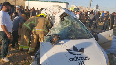 תאונת דרכים קטלנית: 10 פלסטינים נפגעו, שבעה נהרגו