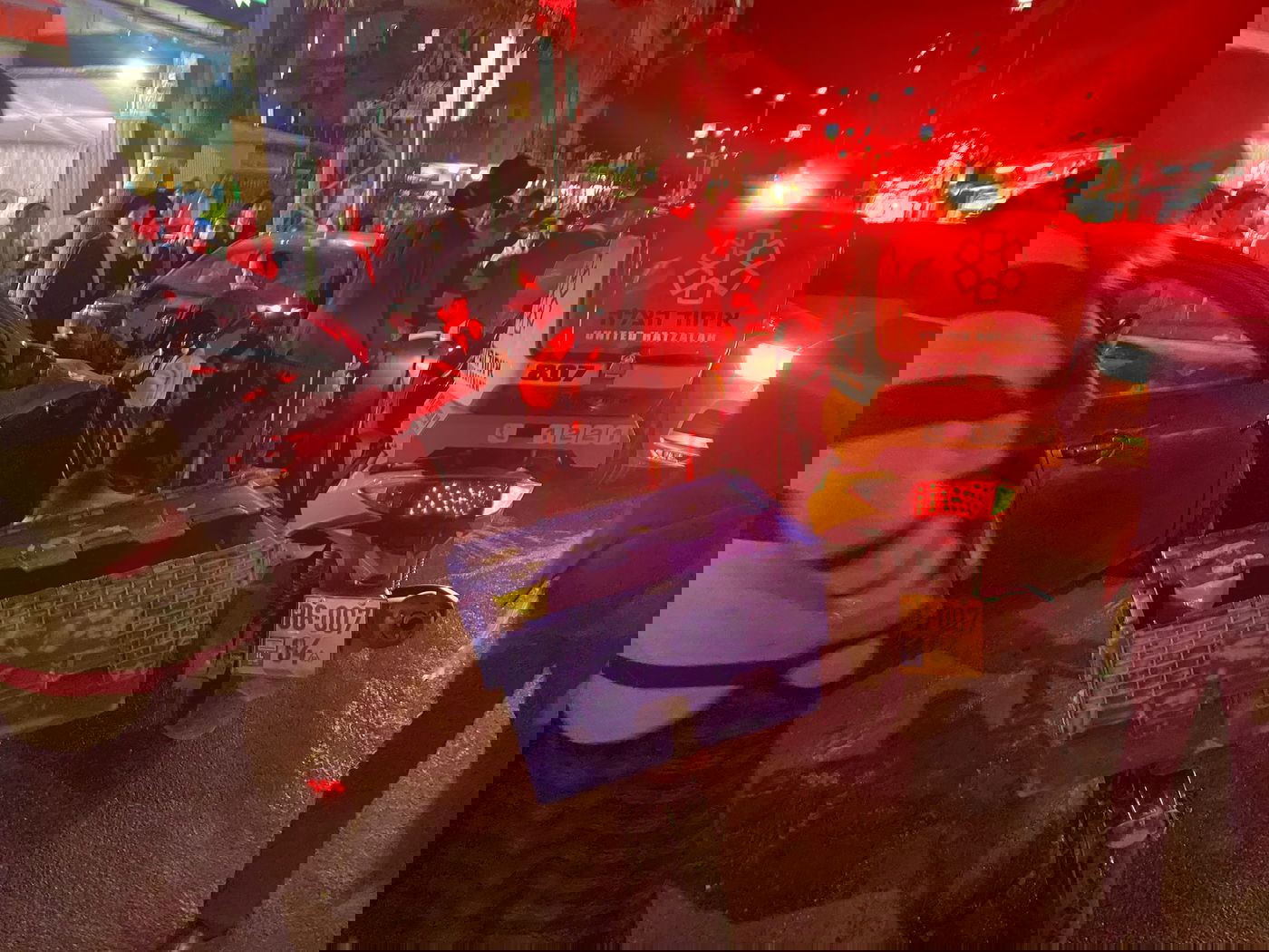 זירת התאונה, הערב