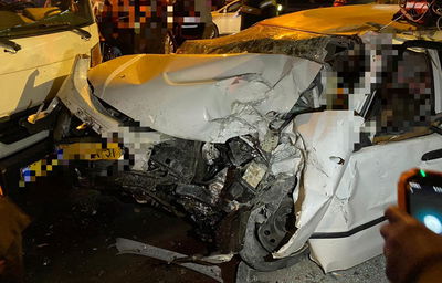 זירת התאונה