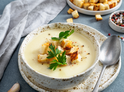 תגוונו: מרק תפוחי אדמה וכרוב קרמי להפליא