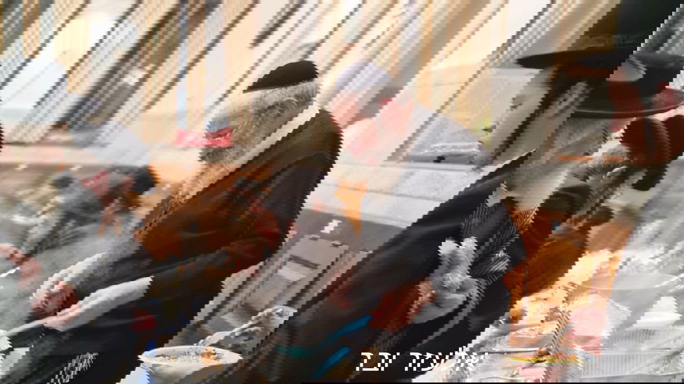 ביום ההילולא: החסידים התוועדו בבית הכנסת המיתולוגי