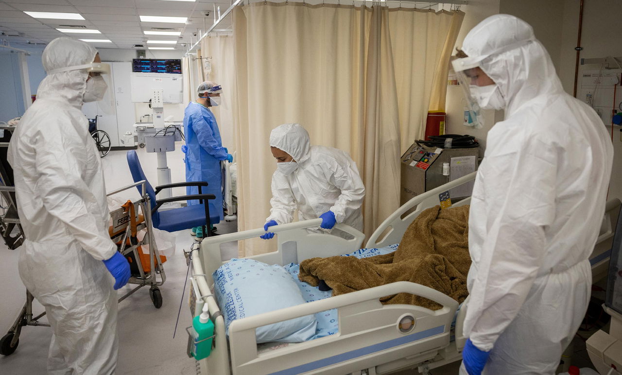 כך נראית הפעילות במחלקת הקורונה; צפו