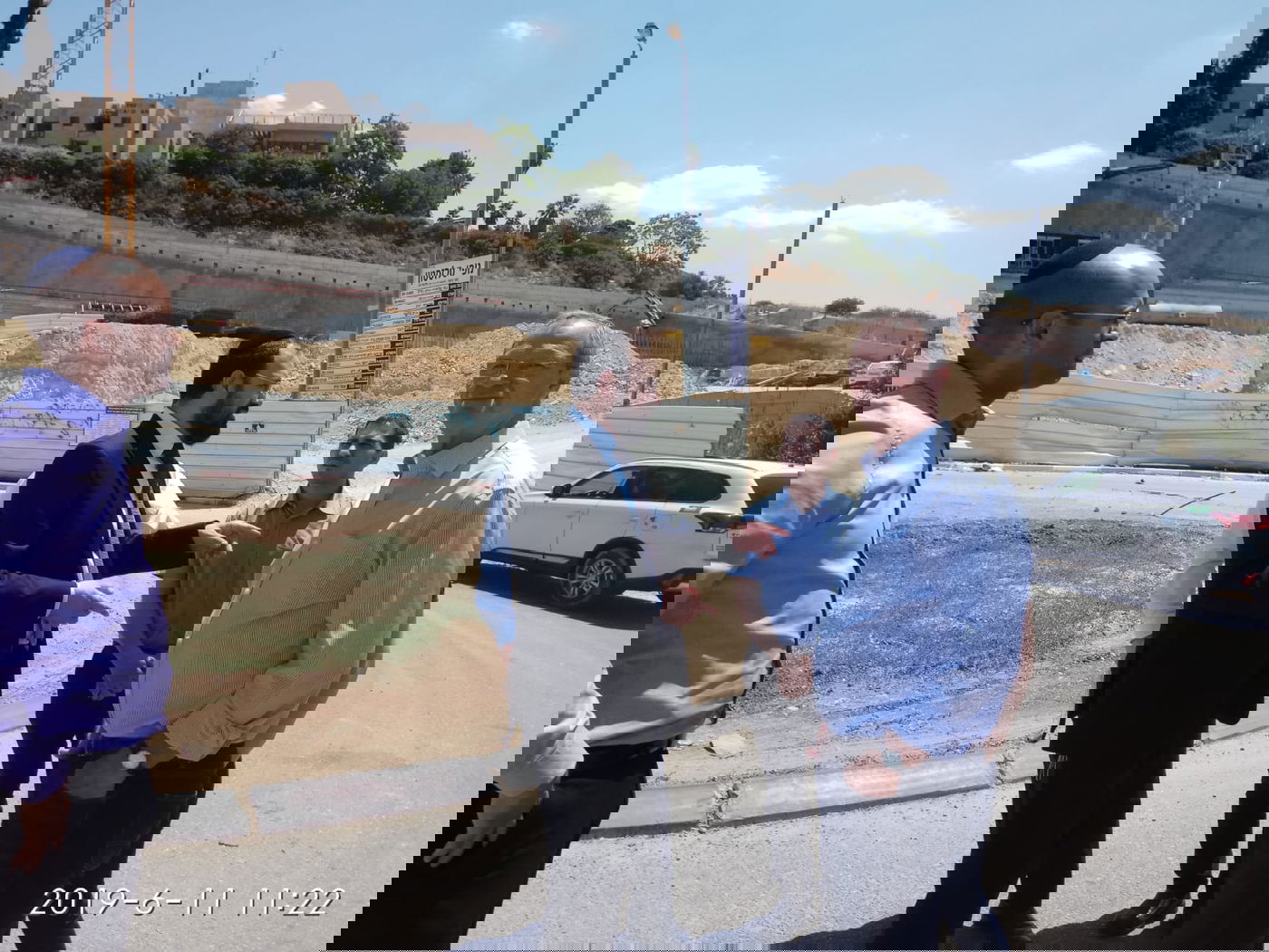 חברי הוועדה בסיורים ופגישות ביישוב