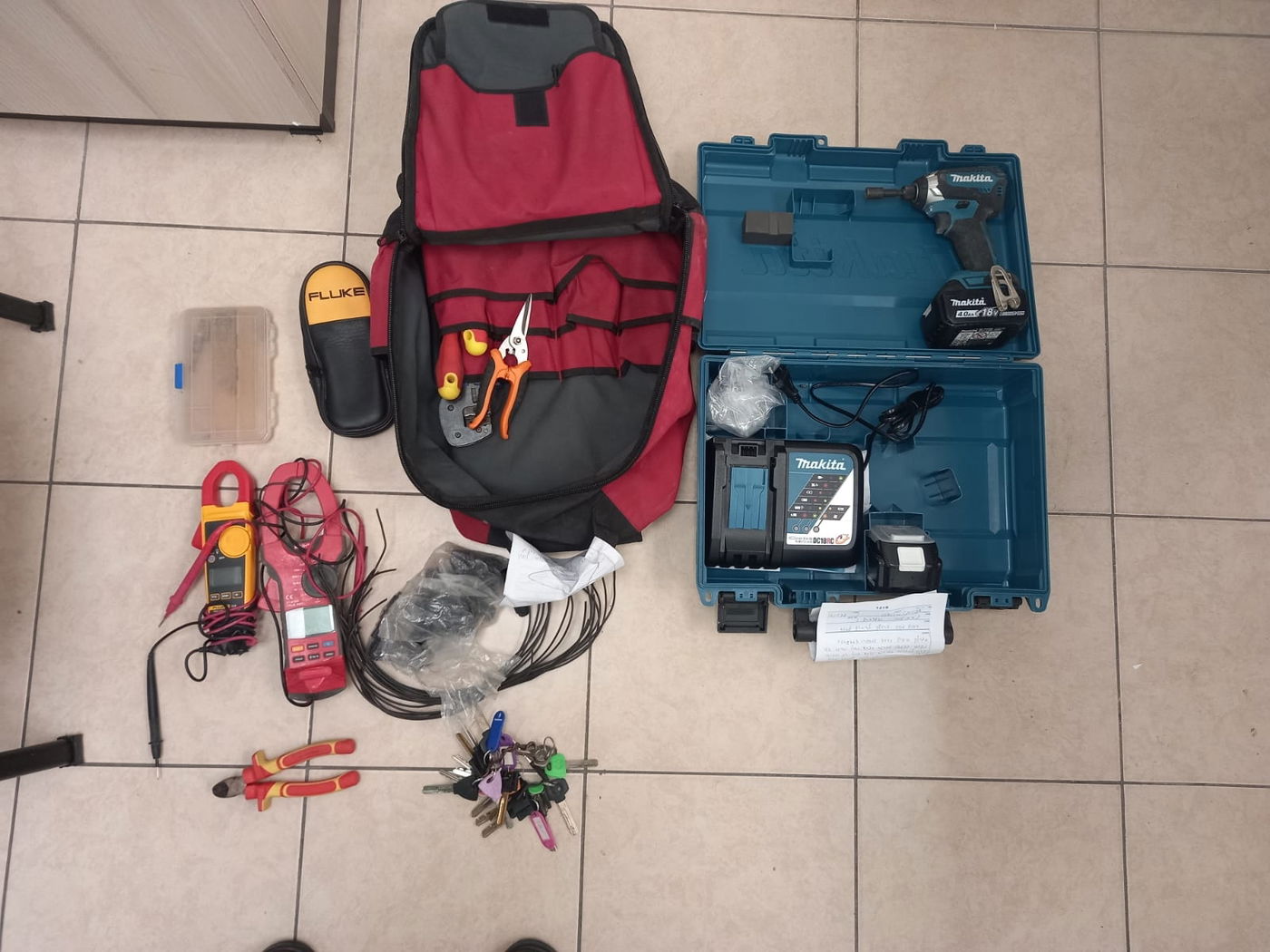 הציוד שנתפס