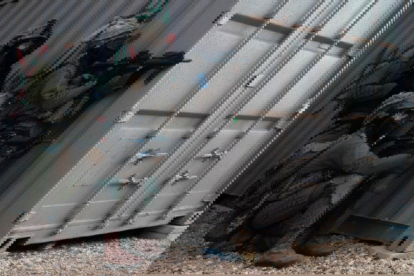 אחרי האסון: יחידת אגוז שבה להתאמן • צפו