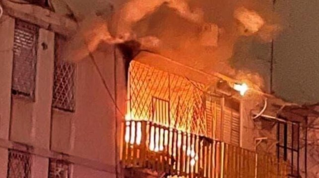 שריפת בית, אילוסטרציה