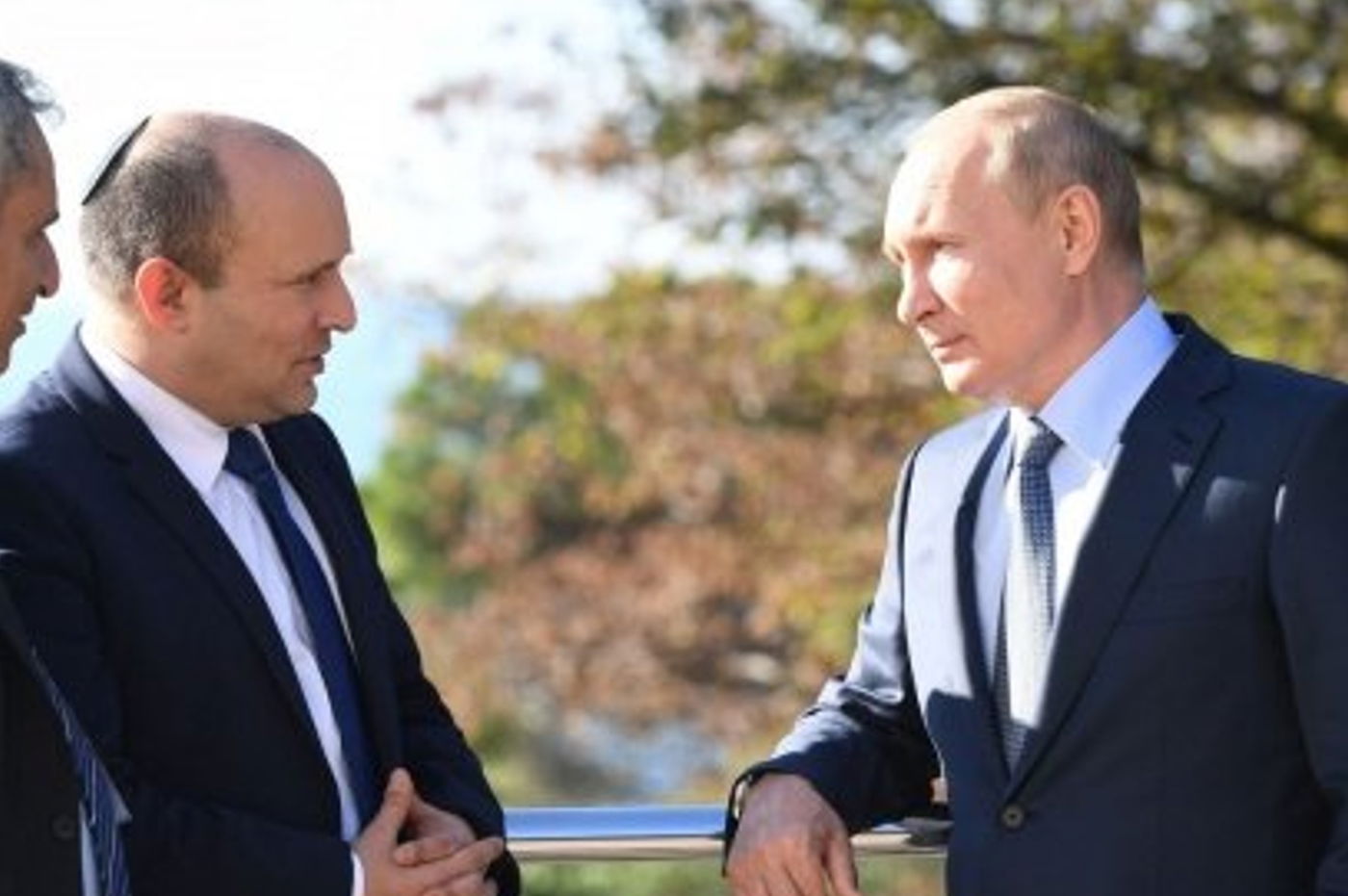 בנט ופוטין בפגישתם בסוצ'י