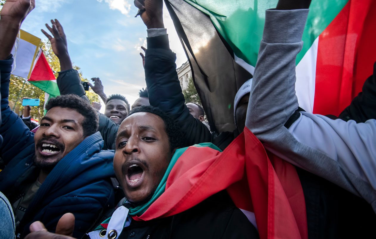 אחת מההפגנות בסודאן, ארכיון