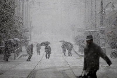 שלג בירושלים. אילוסטרציה