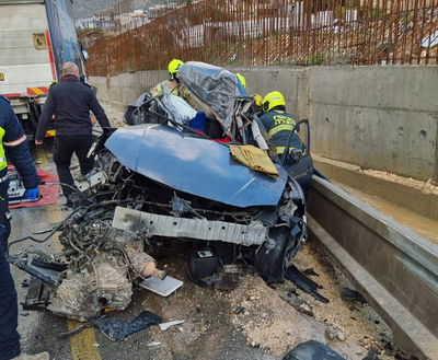 שני הרוגים בתאונה קשה סמוך לכרמיאל
